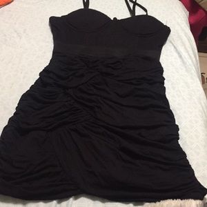 Black mini dress